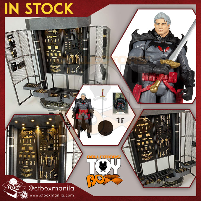 BUNDLE] 2GoodCo 1/12 The Bat Secret Base Armoury + McFarlane Toys