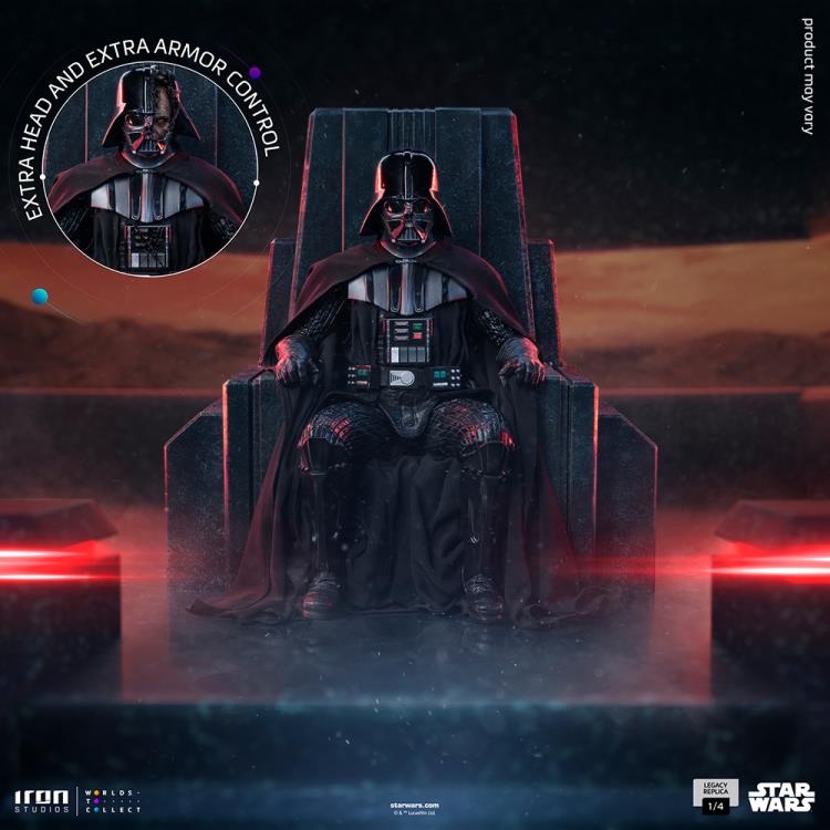 Iron Studios Legacy Replica 1/4 Star Wars: Obi-Wan Kenobi - Darth Vader on Throne