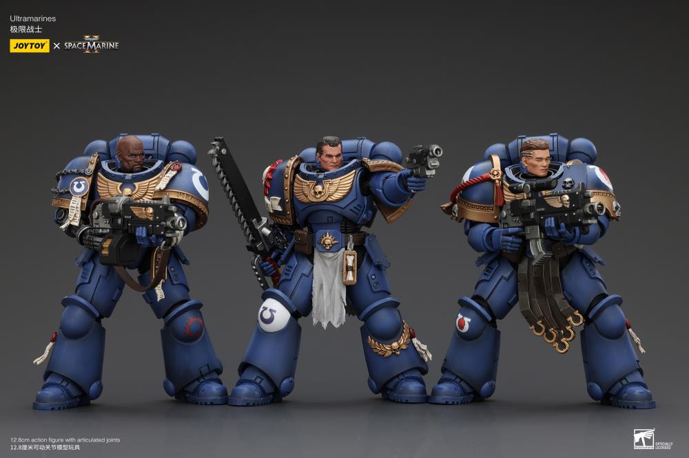 Joytoy 1/18 Warhammer 40K Space Marine 2 Ultramarines - Sergeant Gadriel