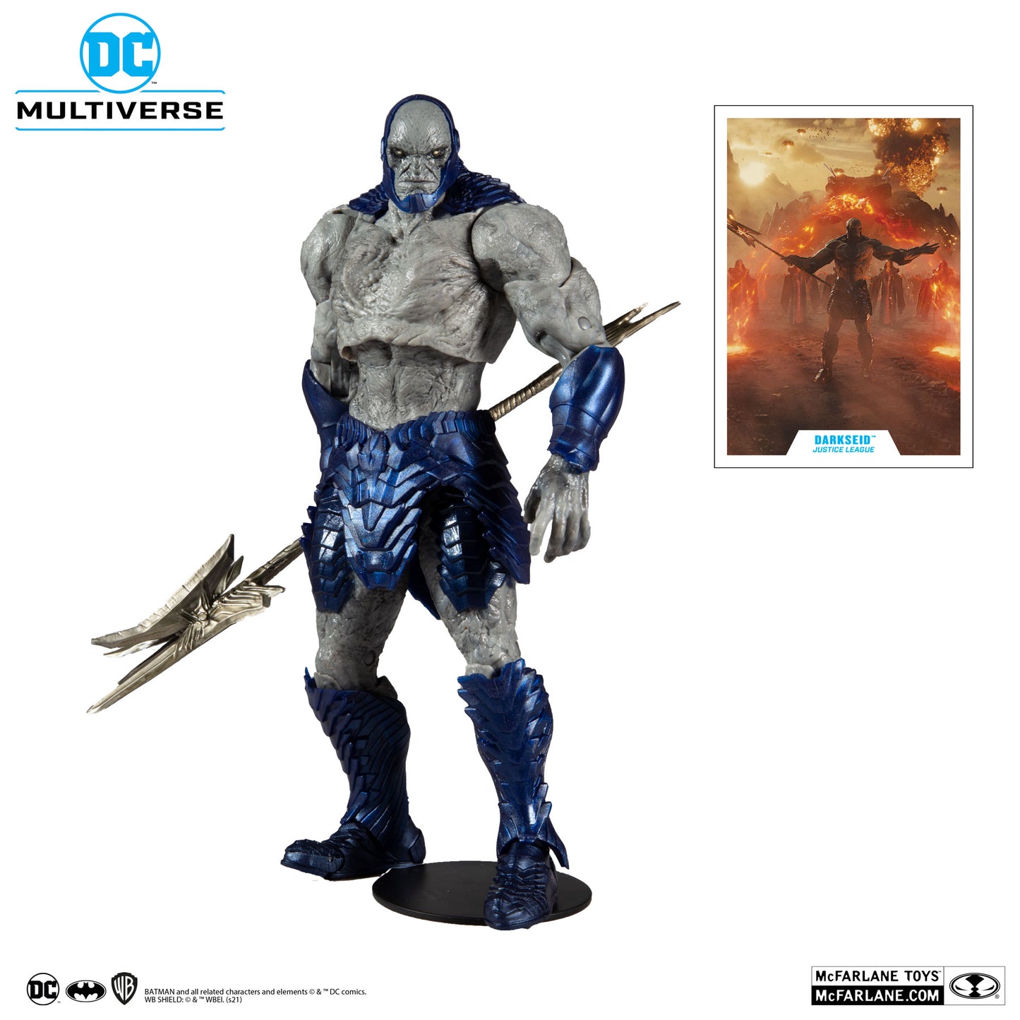 [BUNDLE] McFarlane Toys DC Multiverse MegaFig The Darkseid War Kalibak + Megafig Justice League Darkseid (Unarmored)