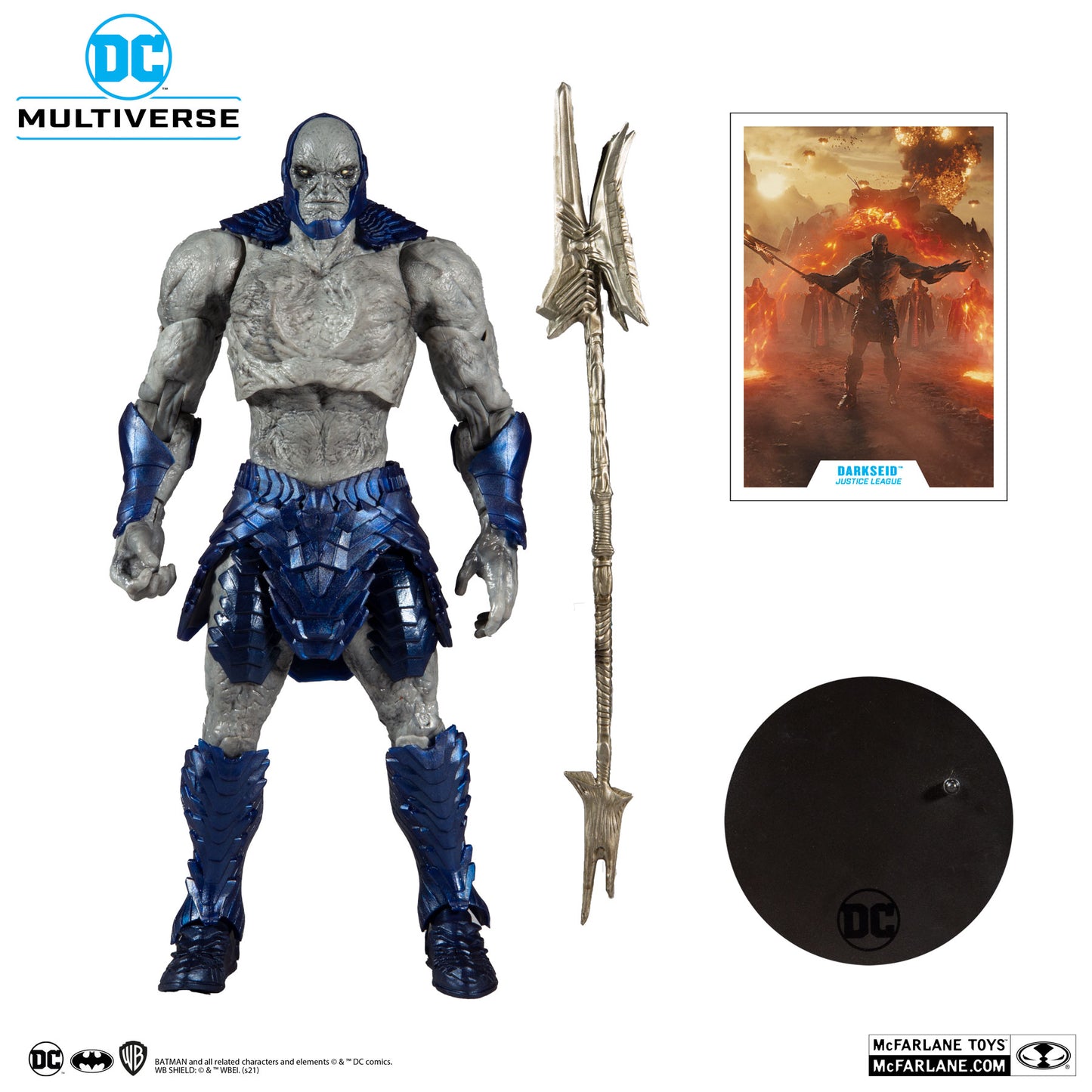 [BUNDLE] McFarlane Toys DC Multiverse MegaFig The Darkseid War Kalibak + Megafig Justice League Darkseid (Unarmored)