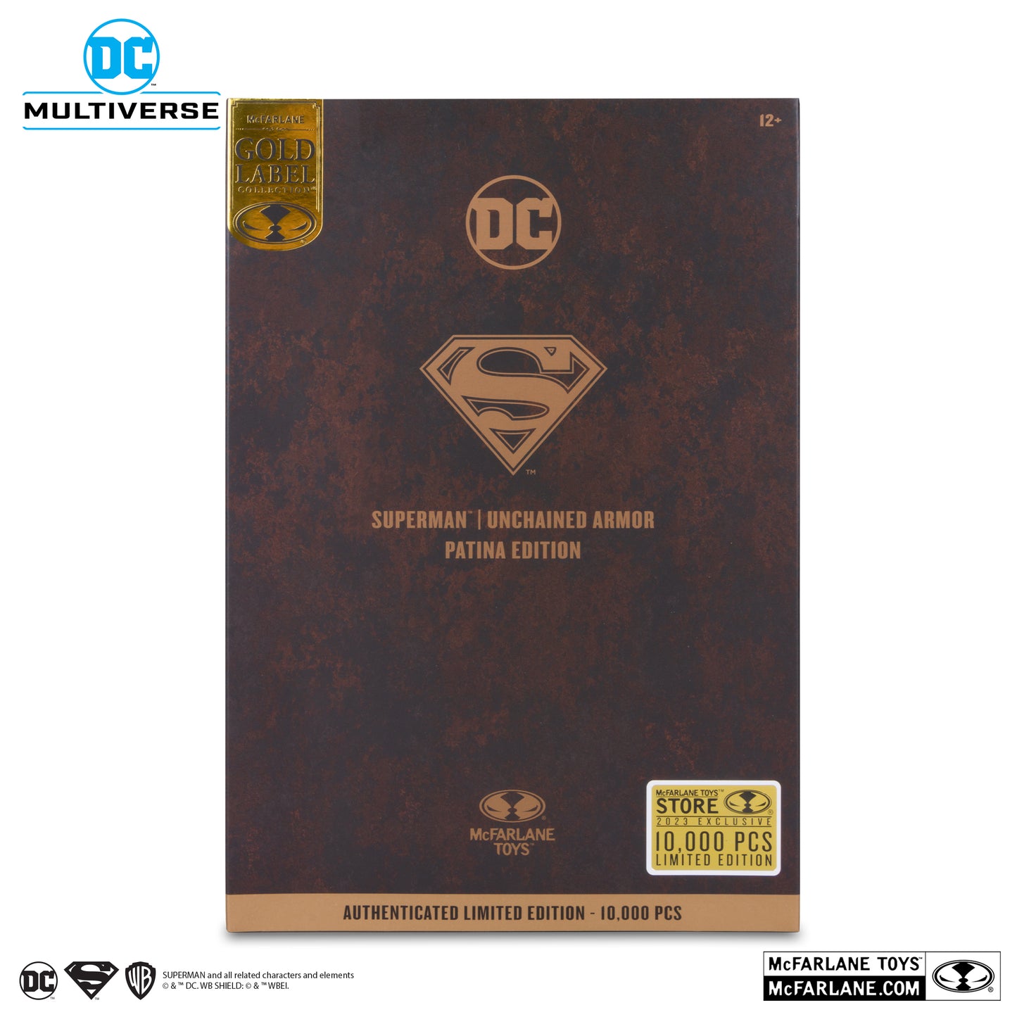 McFarlane Toys DC Multiverse - Superman Unchained Armor (Patina Edition) [Gold Label]