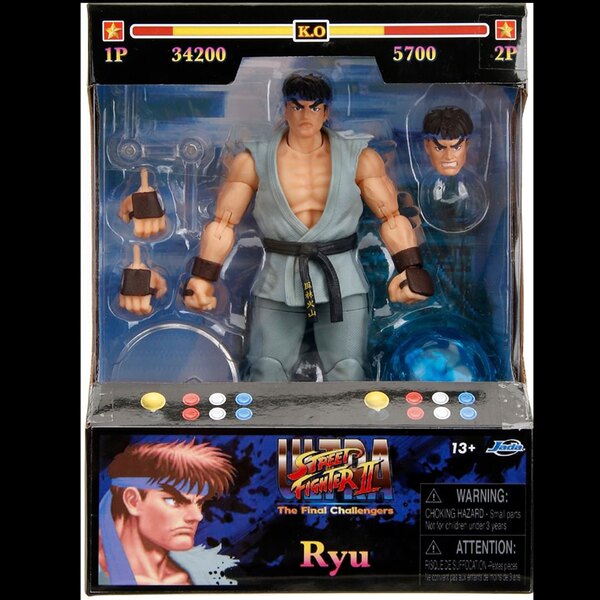 Jada Toys 6inch Ultra Street Fighter II The Final Challengers - Ryu (Player 2 Version)