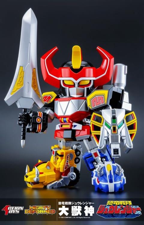 Action Toys Mighty Morphin Power Rangers Dino Megazord Daizyujin Deformed