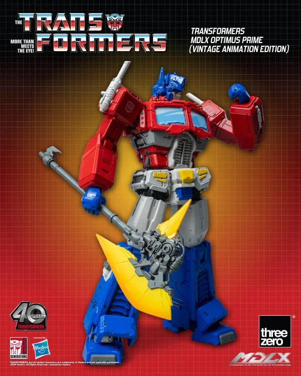 Threezero MDLX Transformers - Optimus Prime (Vintage Animation Edition)