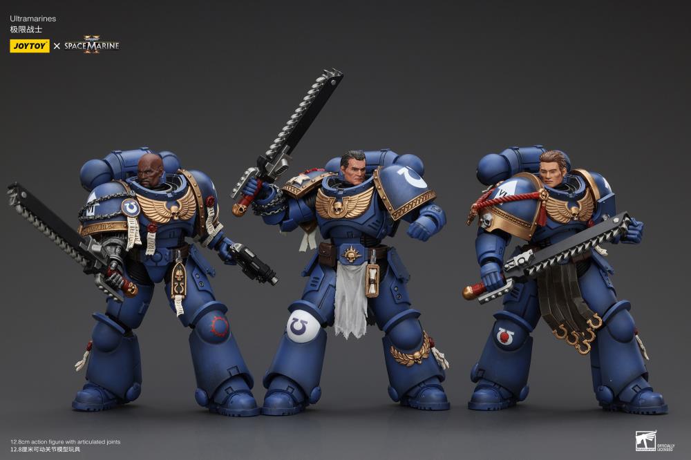 Joytoy 1/18 Warhammer 40K Space Marine 2 Ultramarines - Sergeant Gadriel