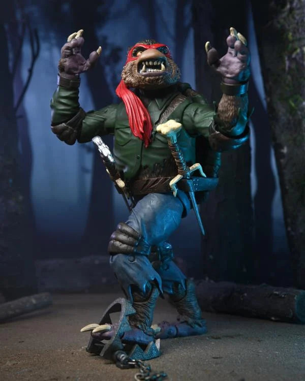 Neca Ultimate Universal Monsters x Teenage Mutant Ninja Turtles - Raphael as Wolfman