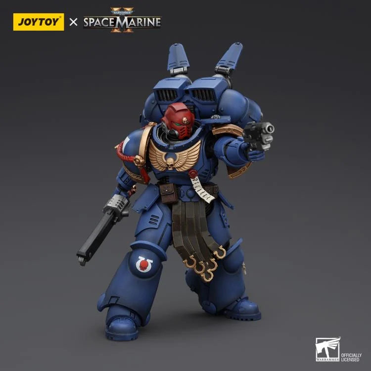 Joytoy 1/18 Warhammer 40K Space Marine 2 Ultramarines - Sergeant Gadriel