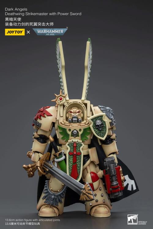 Joytoy 1/18 Warhammer 40k Dark Angels Deathwing Strikemaster with Power Sword