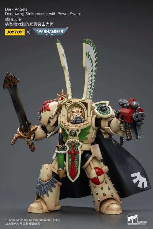 Joytoy 1/18 Warhammer 40k Dark Angels Deathwing Strikemaster with Power Sword