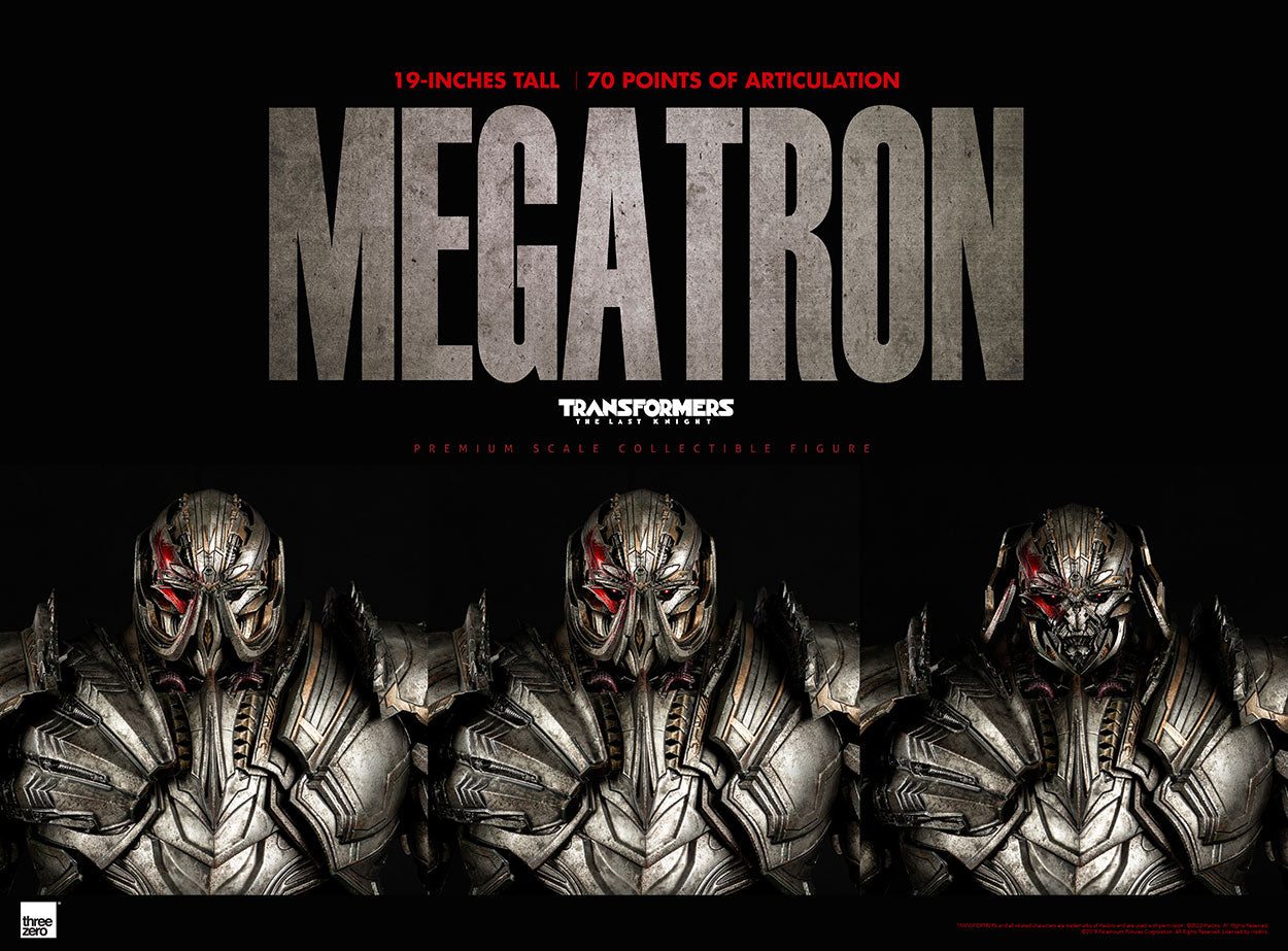 ThreeZero Premium Scale Transformers The Last Knight - Megatron (Deluxe Edition)