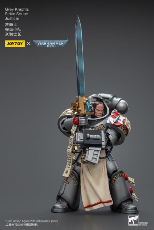 Joytoy 1/18 Warhammer 40K Grey Knights Strike Squad Justicar