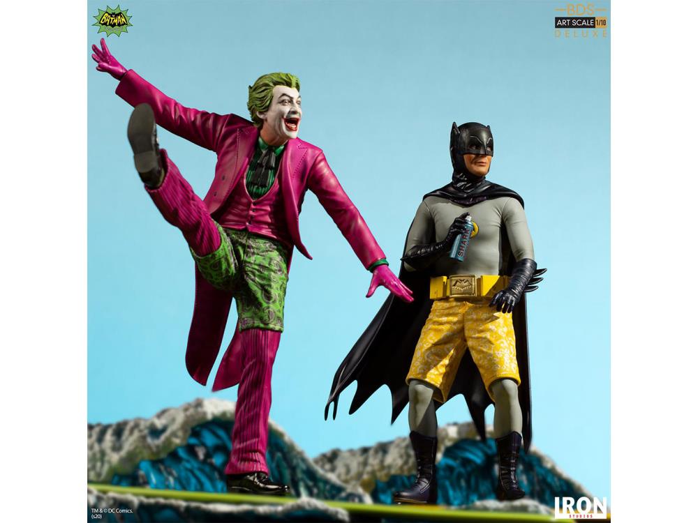 [BUNDLE] Iron Studios Art Scale 1/10 DC Batman 1966 Batman + Joker