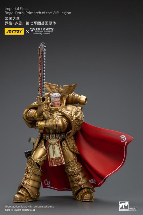 Joytoy 1/18 Warhammer 40k Imperial Fists Rogal Dorn, Primarch of the VIIth Legion