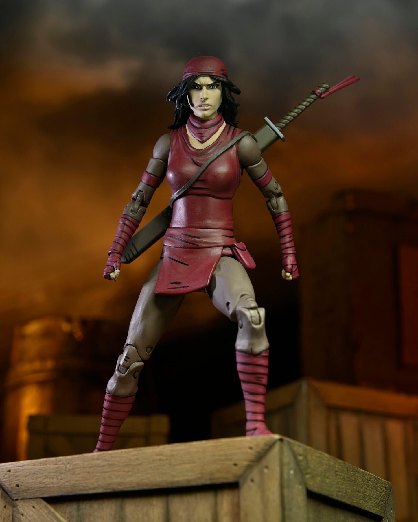 Neca Ultimate Teenage Mutant Ninja Turtles The Last Ronin - Karai [Dented Box]