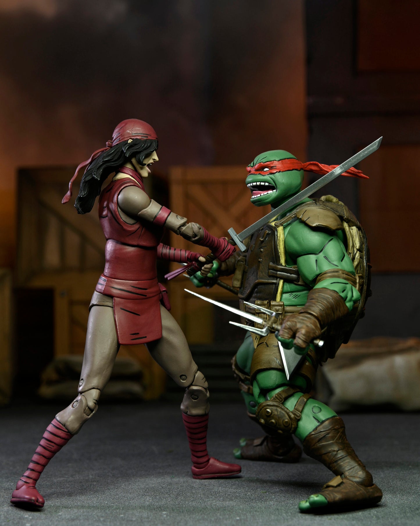 Neca Ultimate Teenage Mutant Ninja Turtles The Last Ronin - Karai [Dented Box]