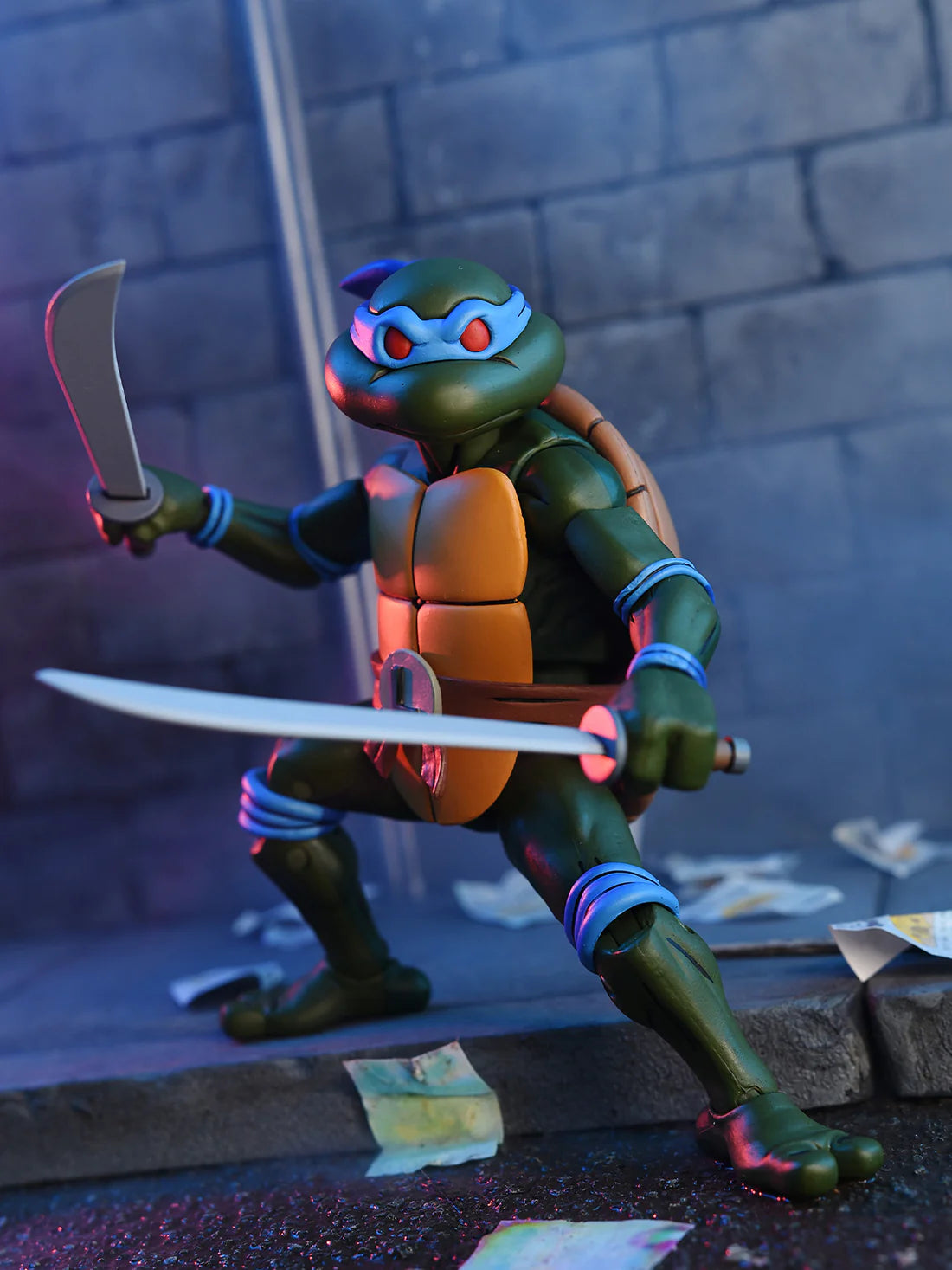 Neca Ultimate Teenage Mutant Ninja Turtles Pizza Club Leonardo Leads (VHS)