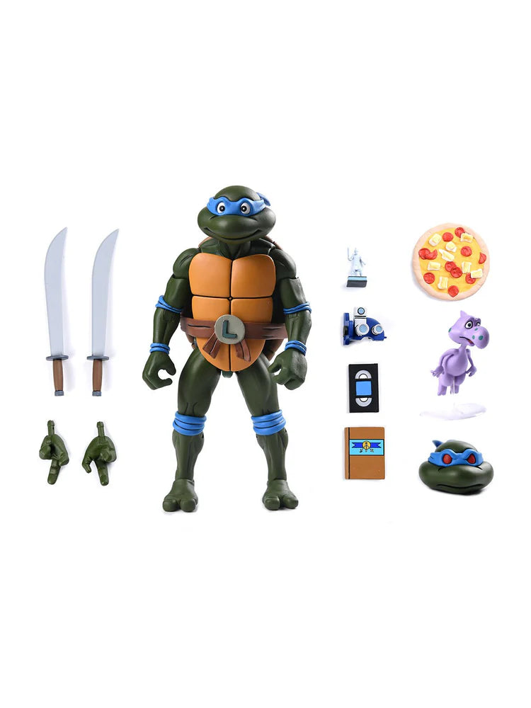 Neca Ultimate Teenage Mutant Ninja Turtles Pizza Club Leonardo Leads (VHS)