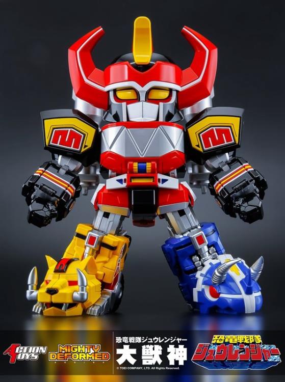 Action Toys Mighty Morphin Power Rangers Dino Megazord Daizyujin Deformed