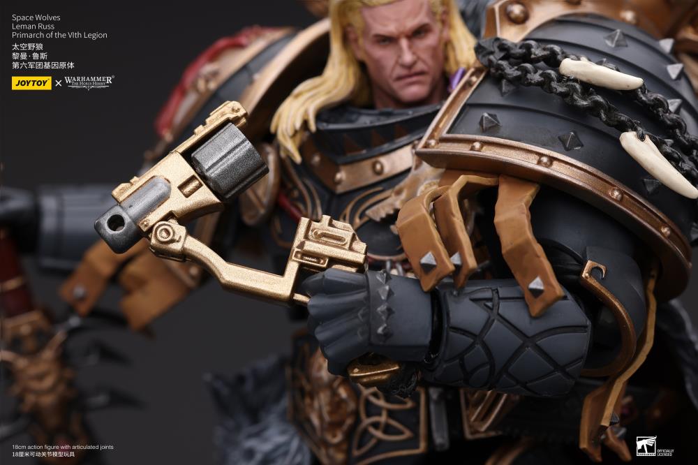 Joytoy 1/18 Warhammer The Horus Heresy Space Wolves Leman Russ Primarch of the VIth Legion