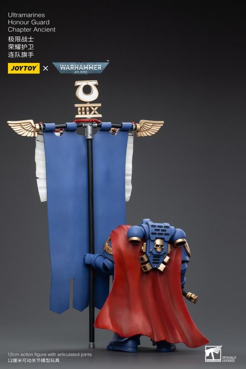 Joytoy 1/18 Warhammer 40K Ultramarines Honour Guard Chapter Ancient (Damaged Box)