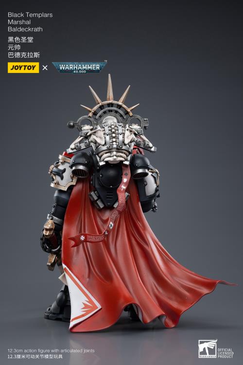 Joytoy 1/18 Warhammer 40K Black Templars Marshal Baldeckrath