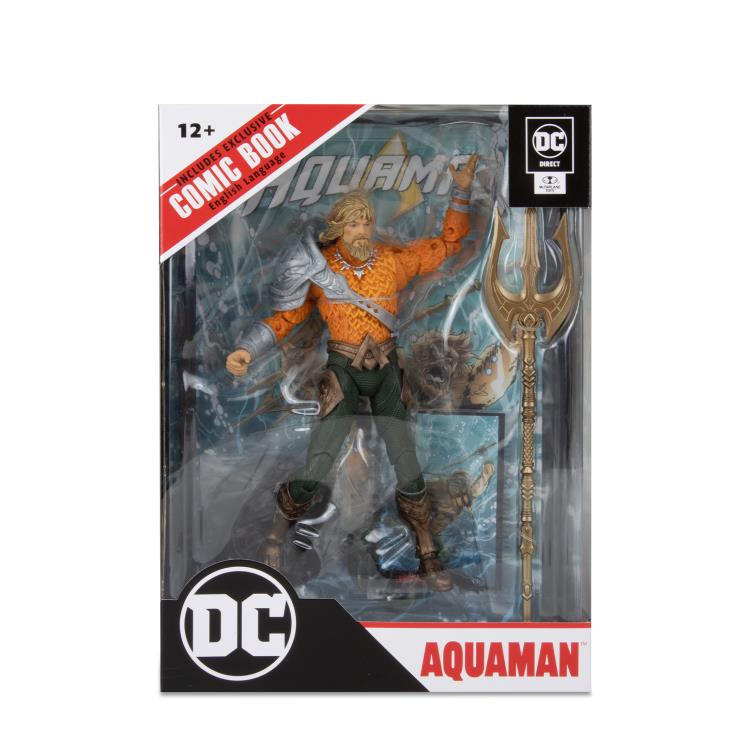 McFarlane Toys DC Direct Page Punchers - Aquaman with Comic