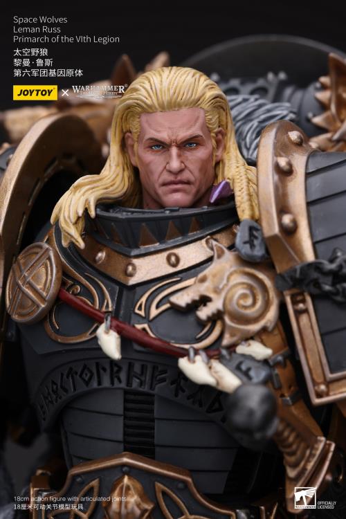 Joytoy 1/18 Warhammer The Horus Heresy Space Wolves Leman Russ Primarch of the VIth Legion