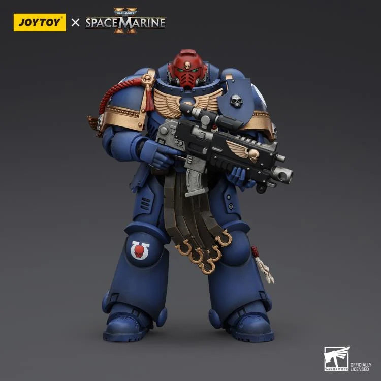 Joytoy 1/18 Warhammer 40K Space Marine 2 Ultramarines - Sergeant Gadriel