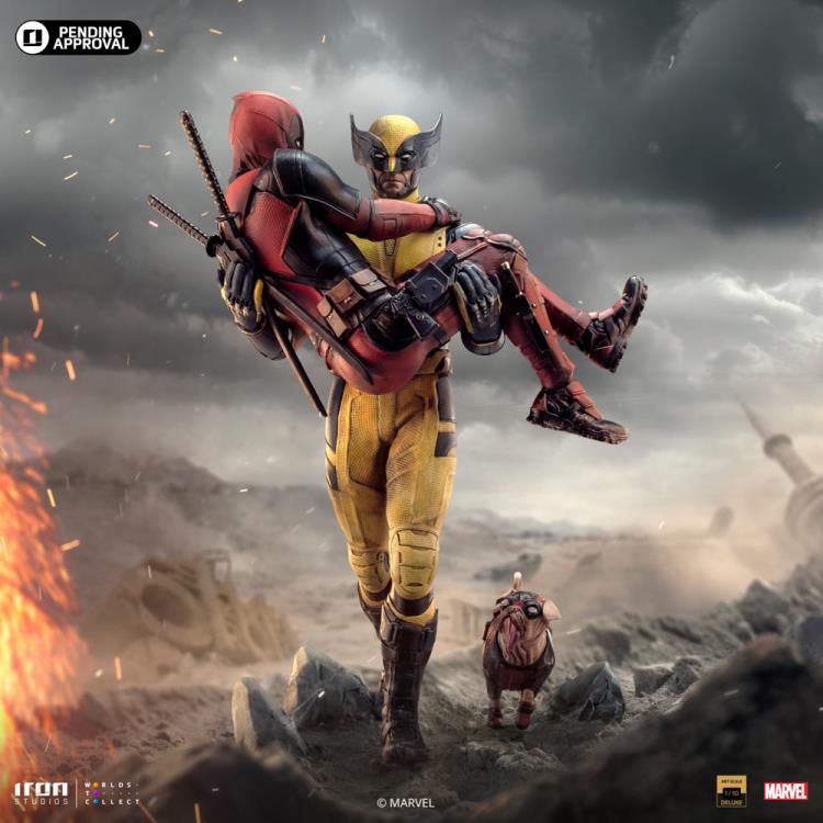 Iron Studios Art Scale 1/10 Marvel Deadpool & Wolverine - Deadpool and Wolverine [Deluxe]