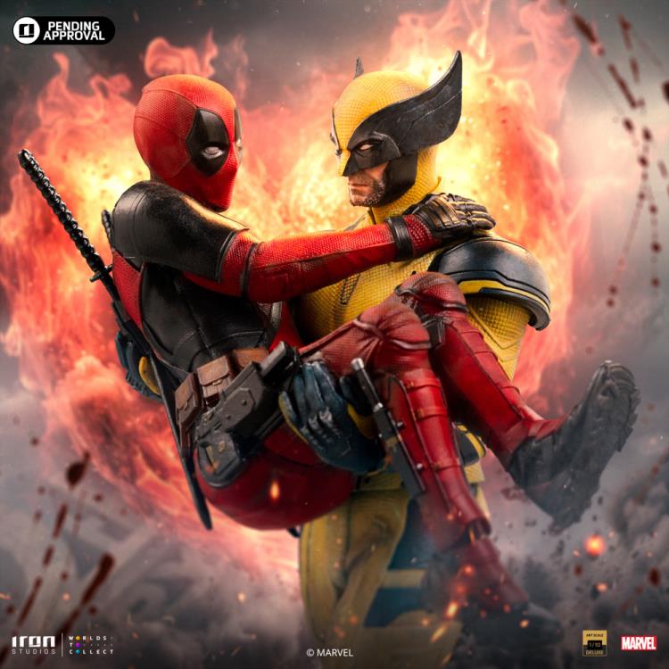 Iron Studios Art Scale 1/10 Marvel Deadpool & Wolverine - Deadpool and Wolverine [Deluxe]