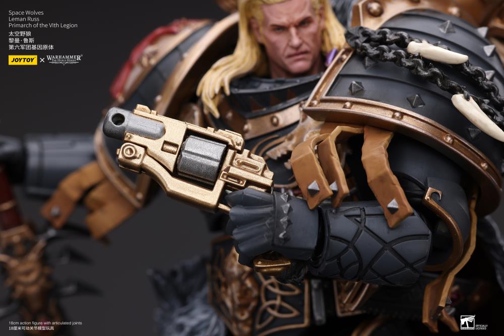 Joytoy 1/18 Warhammer The Horus Heresy Space Wolves Leman Russ Primarch of the VIth Legion