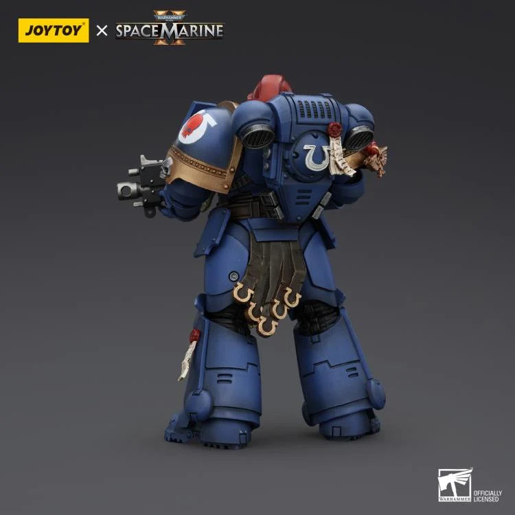 Joytoy 1/18 Warhammer 40K Space Marine 2 Ultramarines - Sergeant Gadriel