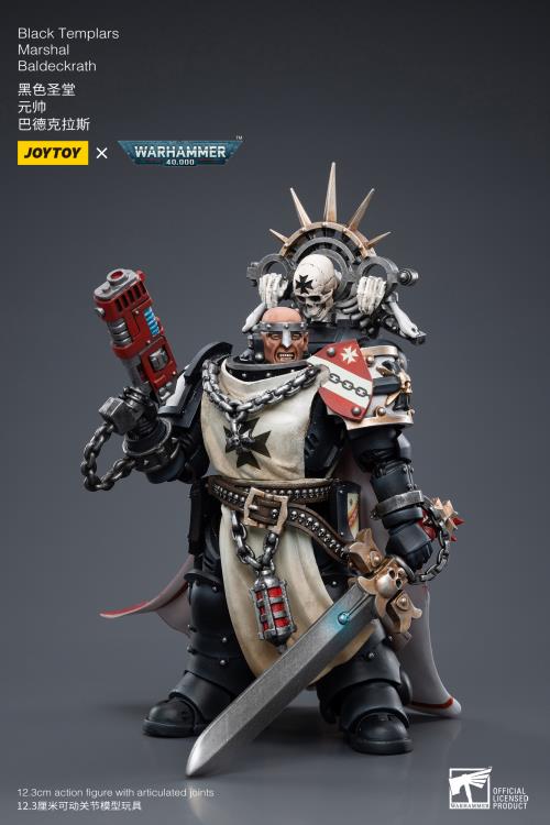 Joytoy 1/18 Warhammer 40K Black Templars Marshal Baldeckrath