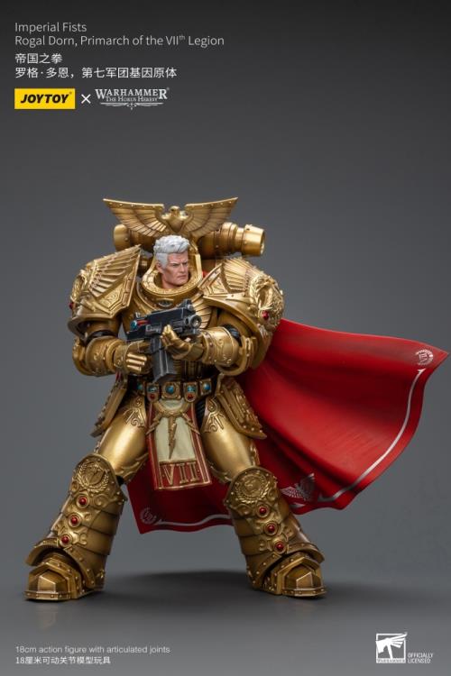 Joytoy 1/18 Warhammer 40k Imperial Fists Rogal Dorn, Primarch of the VIIth Legion