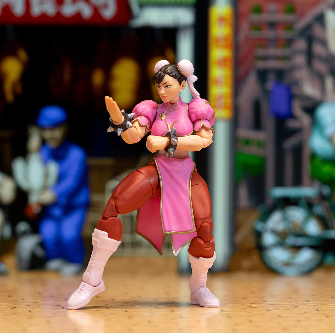 Jada Toys Ultra Street Fighter II: The Final Challengers - Chun-Li (Player 2 Pink Version)