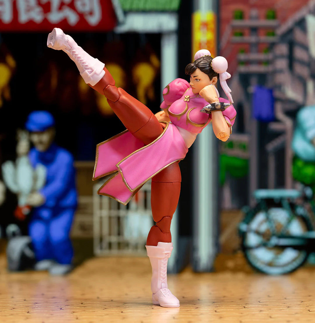 Jada Toys Ultra Street Fighter II: The Final Challengers - Chun-Li (Player 2 Pink Version)