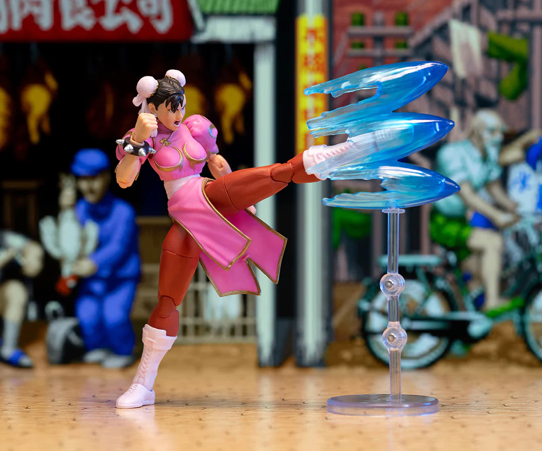 Jada Toys Ultra Street Fighter II: The Final Challengers - Chun-Li (Player 2 Pink Version)