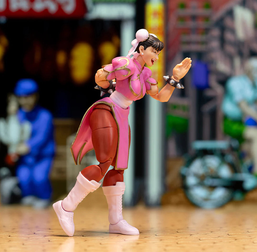 Jada Toys Ultra Street Fighter II: The Final Challengers - Chun-Li (Player 2 Pink Version)