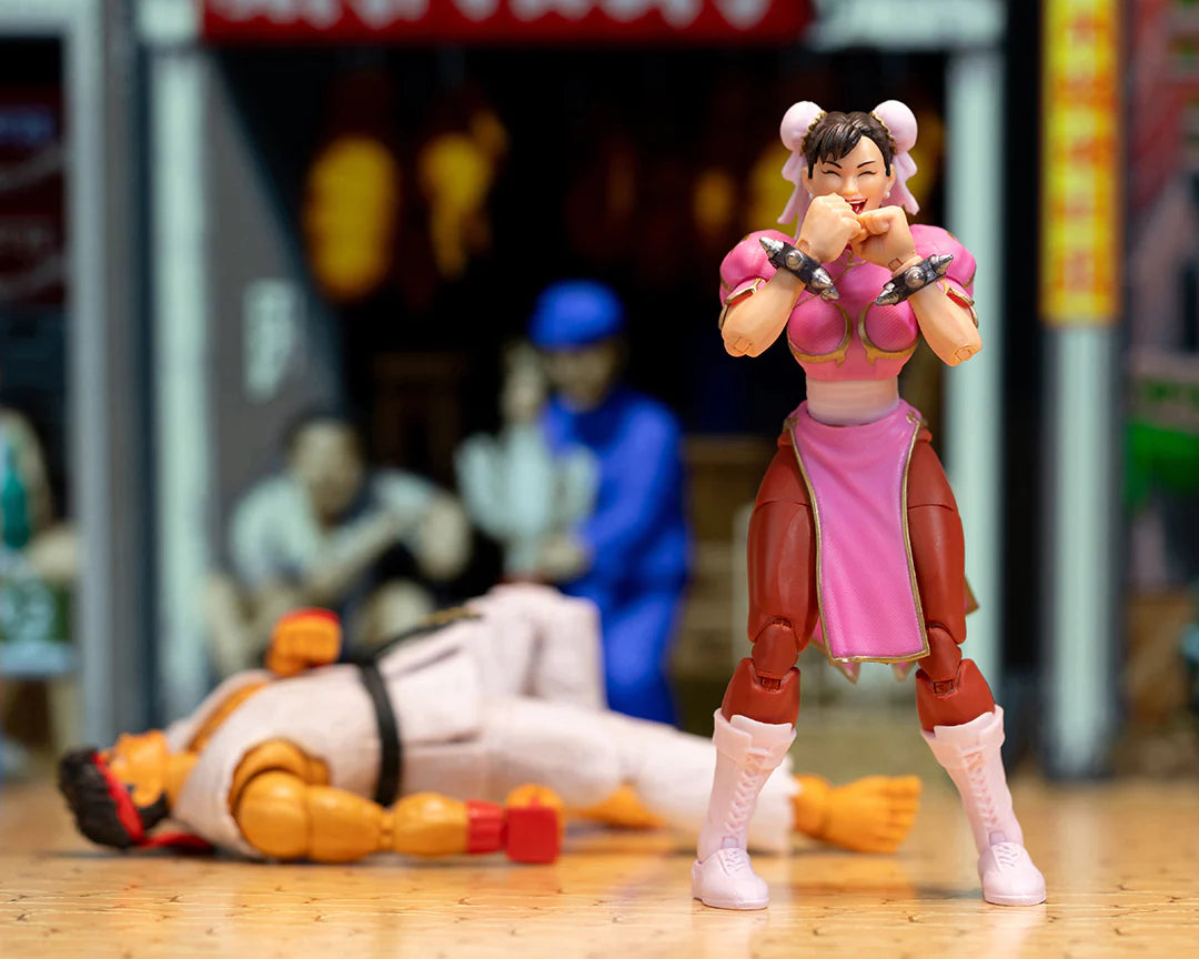 Jada Toys Ultra Street Fighter II: The Final Challengers - Chun-Li (Player 2 Pink Version)