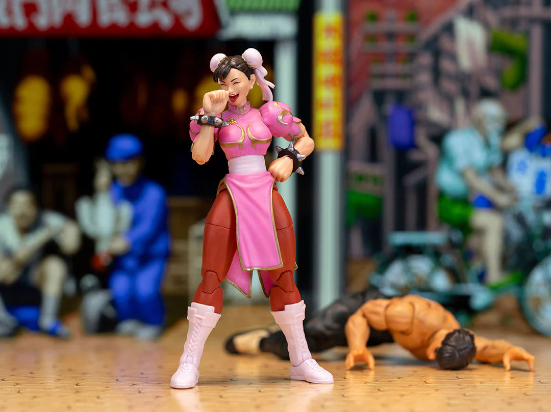 Jada Toys Ultra Street Fighter II: The Final Challengers - Chun-Li (Player 2 Pink Version)