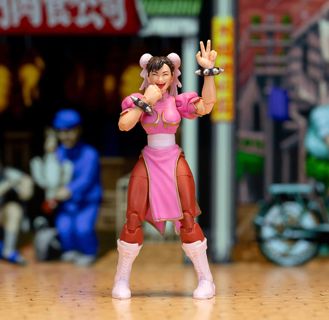 Jada Toys Ultra Street Fighter II: The Final Challengers - Chun-Li (Player 2 Pink Version)