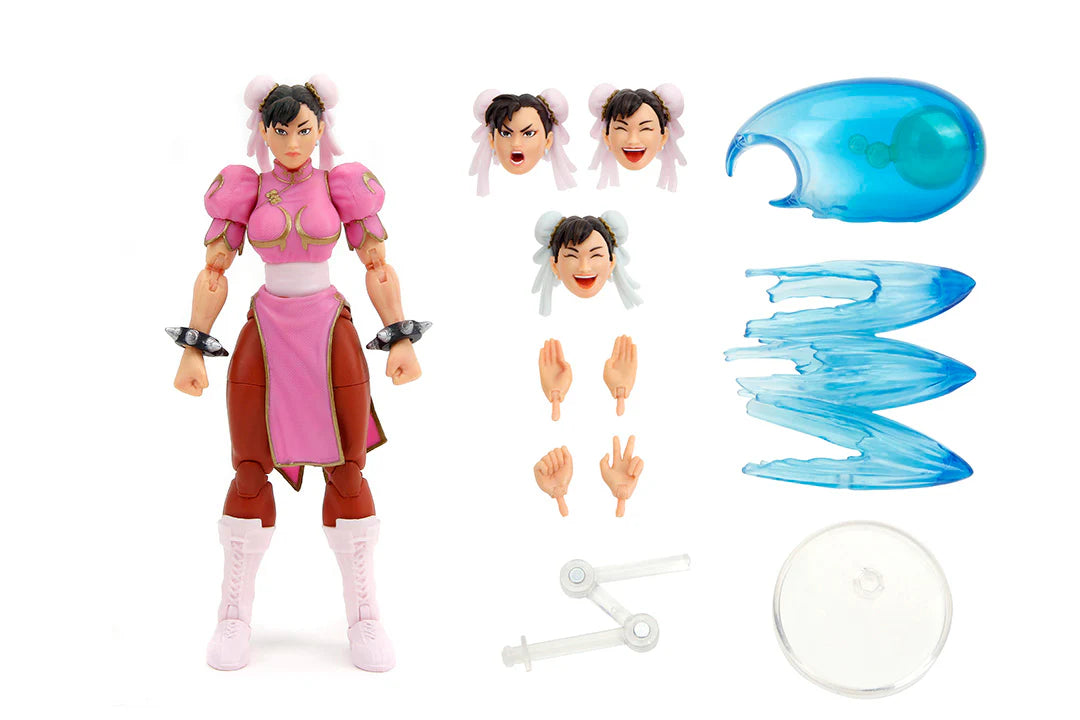 Jada Toys Ultra Street Fighter II: The Final Challengers - Chun-Li (Player 2 Pink Version)