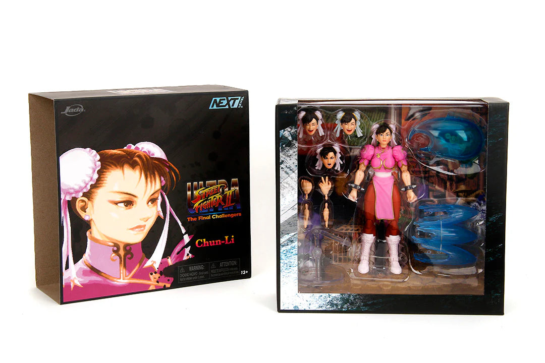 Jada Toys Ultra Street Fighter II: The Final Challengers - Chun-Li (Player 2 Pink Version)