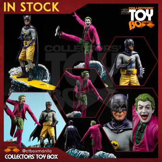 [BUNDLE] Iron Studios Art Scale 1/10 DC Batman 1966 Batman + Joker