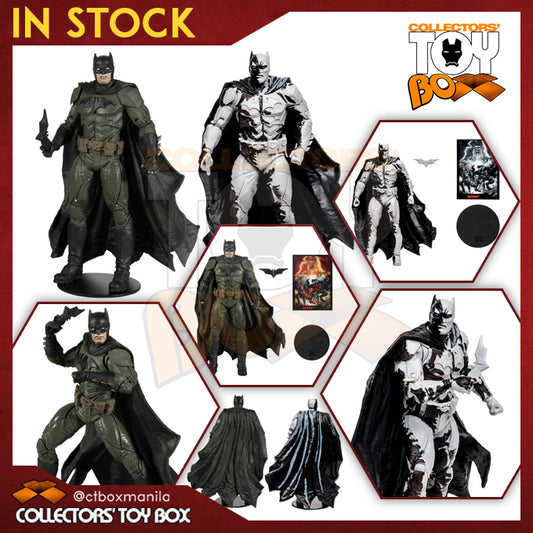 [BUNDLE] McFarlane Toys DC Direct Page Punchers Black Adam - Batman + Batman Line Art Variant