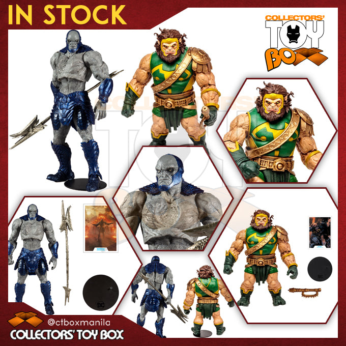 [BUNDLE] McFarlane Toys DC Multiverse MegaFig The Darkseid War Kalibak + Megafig Justice League Darkseid (Unarmored)