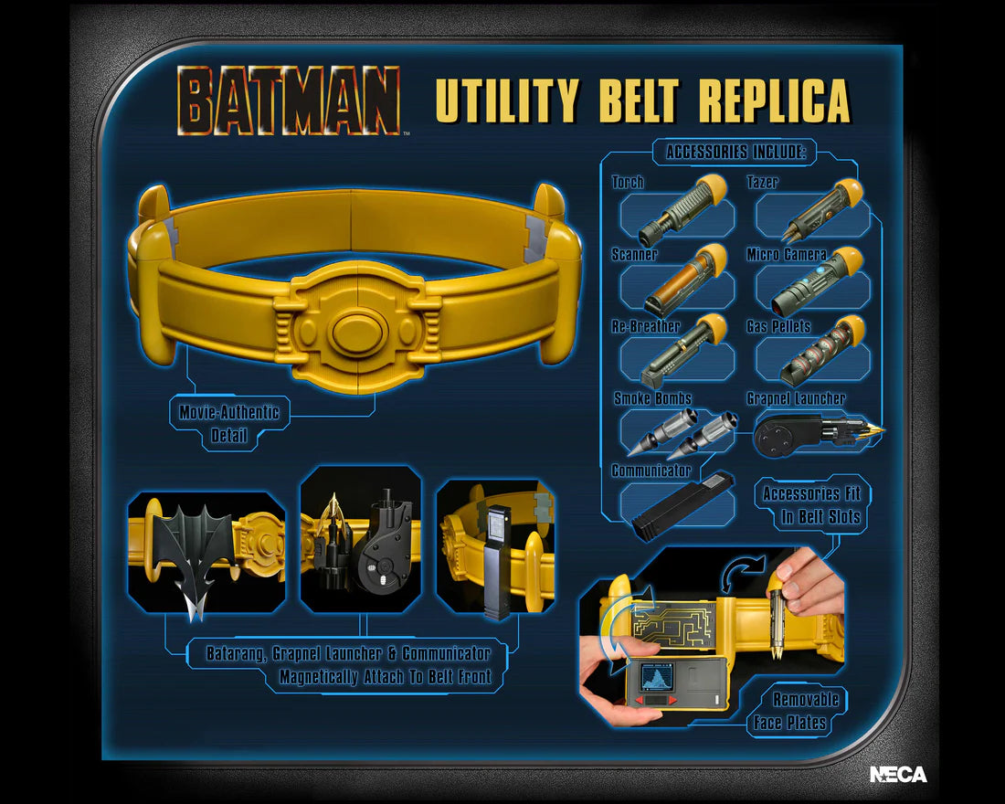 Neca Prop Replica Batman 1989 - Batman’s Utility Belt