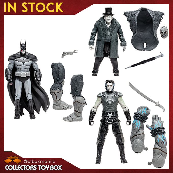 [BUNDLE] McFarlane Toys DC Multiverse Batman Arkham City Set B&W (Solomon Grundy) [Gold Label]