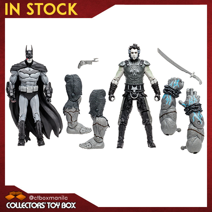 [BUNDLE] McFarlane Toys DC Multiverse Batman Arkham City Set B&W (Solomon Grundy) [Gold Label]